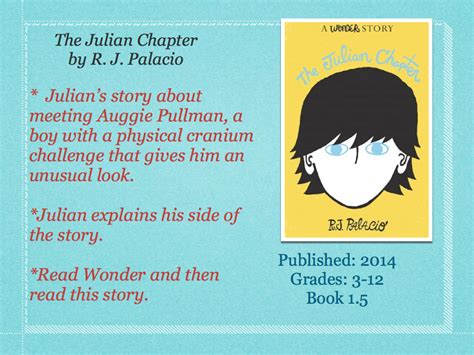 The Julian Chapter Printable